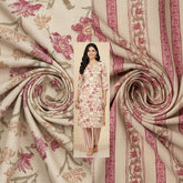 Digital Print Cotton Unstitched Suit fabric